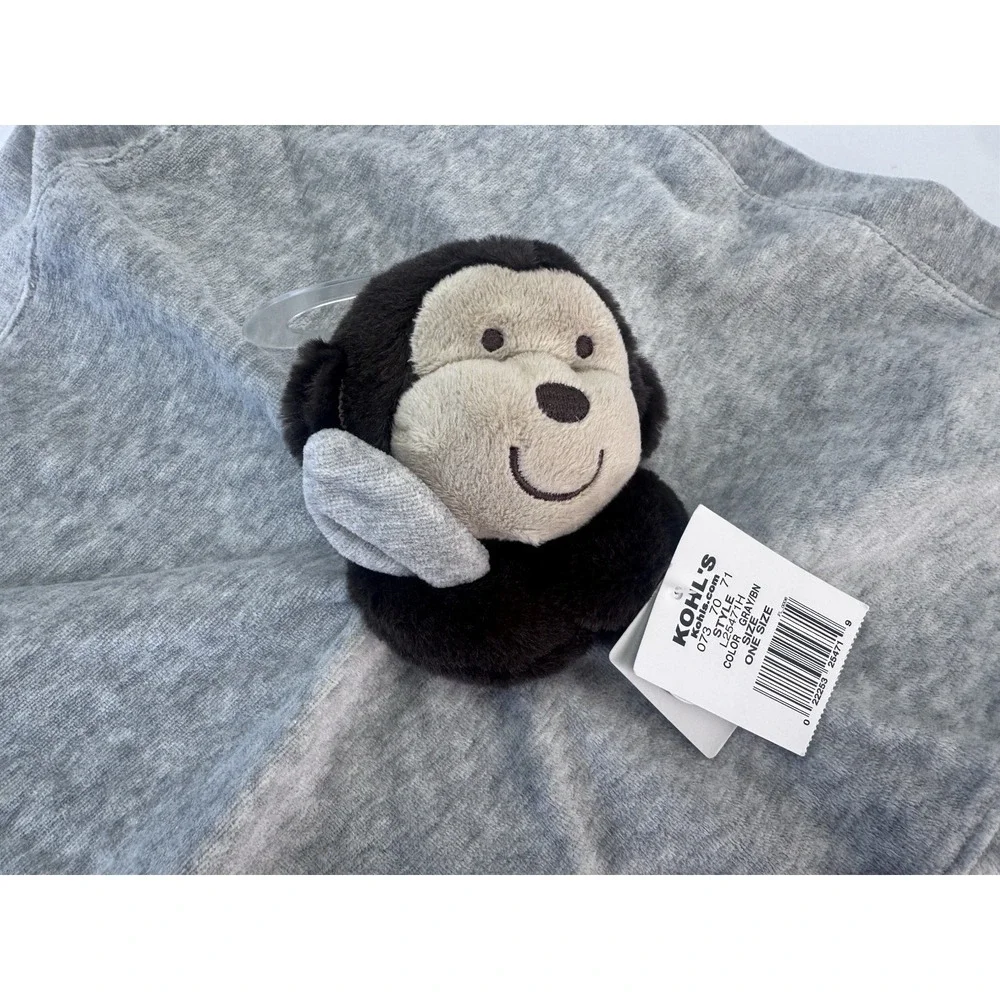 Carters Monkey Baby Security Blanket 